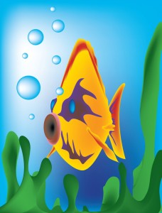 Fish Number 2 digital illustration