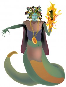 Medusa digital rendering