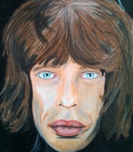 Jagger portrait detail