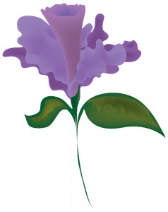 Lotus digital drawing