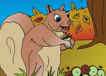 Happy Squirrel (colored)